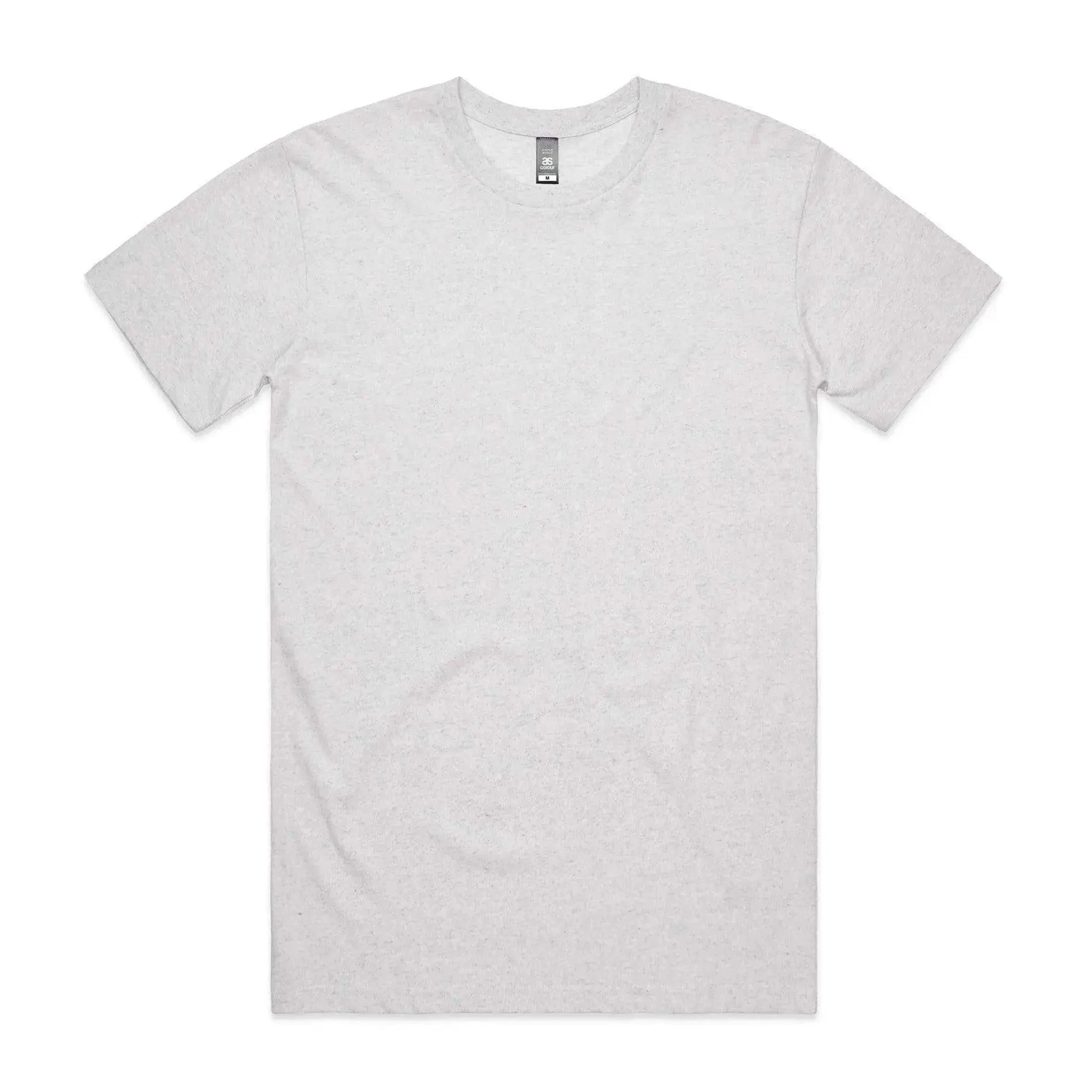As Colour Men's staple marle tee 5001M Casual Wear As Colour WHITE MARLE SML